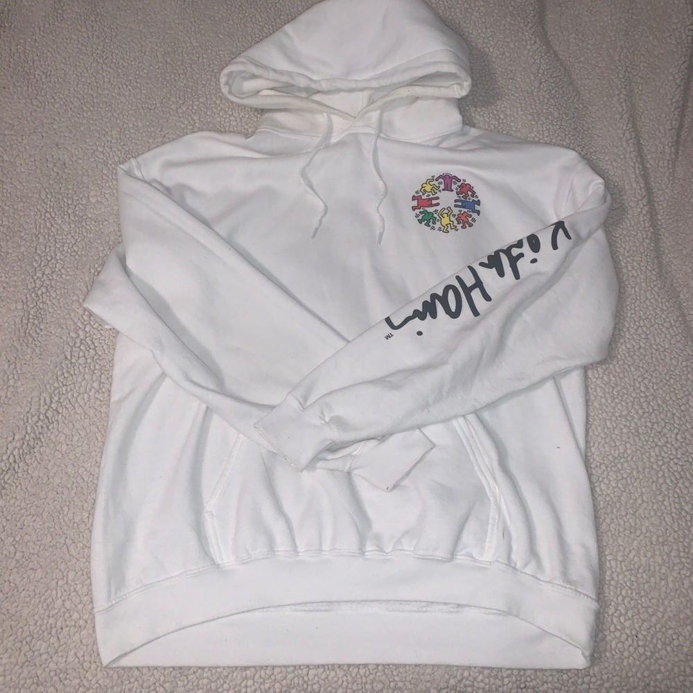 Keith Haring circle hoodie